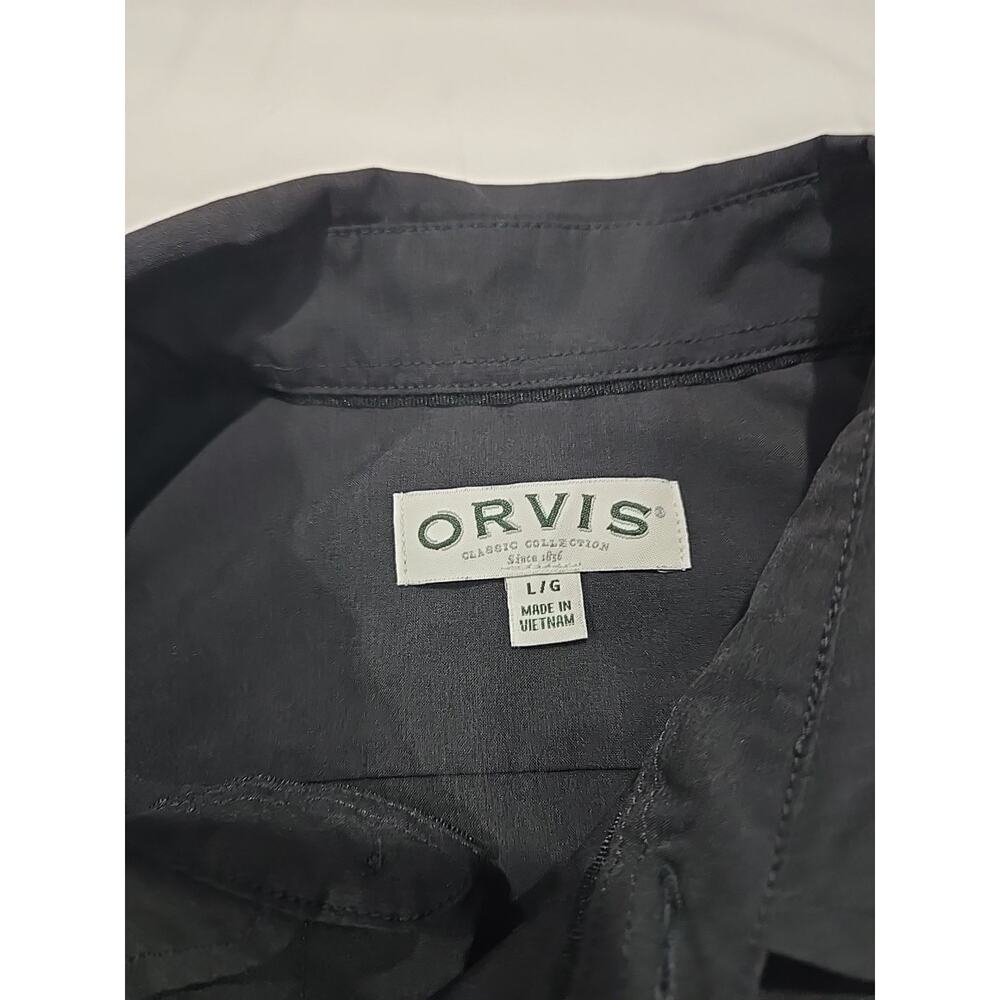 Orvis Mens Short Sleeve Shirt Extra Large Black - Picture 3 of 5